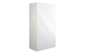 Eden 600mm Standard 2 Door Storage Unit - White Gloss (Grey Cab)